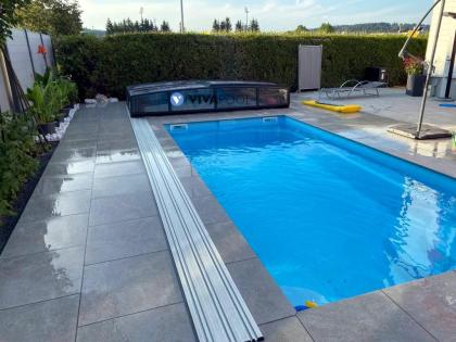 Pooldach PRESTIGE 9, 50m x 4, 00m (4, 88) x 0, 60m vormontiert