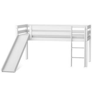 Spielbett Hochbett Bett Rutsche Leiter Kiefer Holz lackiert Set Kinderbett Jugen