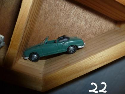 Modelautos 22 Stück mit Setzkasten Nr. 69