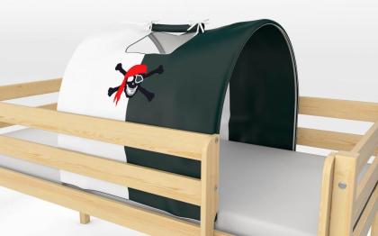 Tunnel Bogen Klein für Hochbett Etagenbett Spielbett 90x75x75 Kinderzimmer Pirat