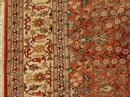 Orientteppich Hereke antik 397x245. T134