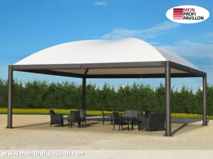 Pavillon 7x5 Überdachung Pagodenzelt Pvc Terrassendach Pergola Terrasse Restaura