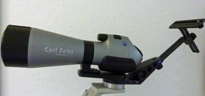 ZEISS DiaScope 85 T* FL Silber, Schräg-Einblick, Zoom Okular with 2 Foto-Adapter