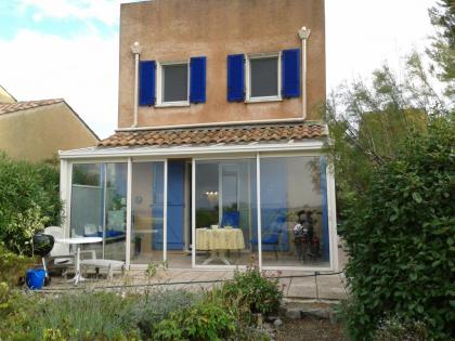 Südfrankreich - Ferienhaus mit Blick über Garrigue und Meer am Kitesurf-Paradies