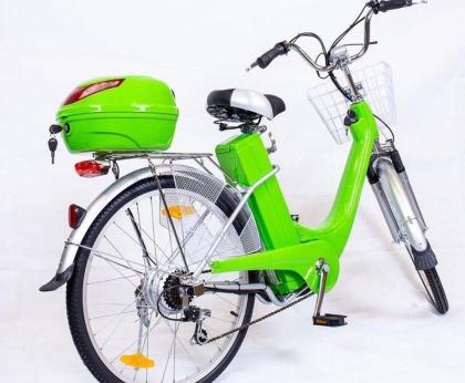 Elektrofahrrad Fahrrad E-Bike Grün Elektro Motor Pedelec 26