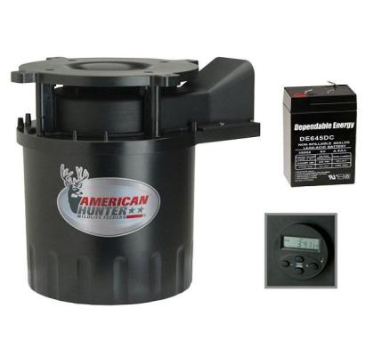 American Hunter DF 25 Direktional Futterautomat für Wild, Forellen und Fische + 