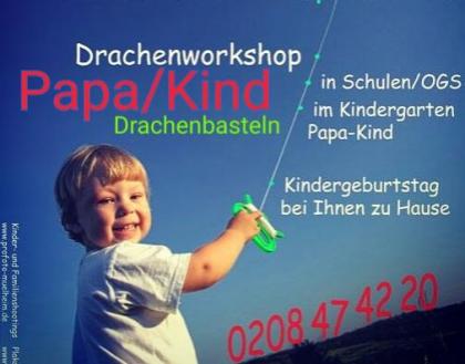 Kindergeburtstag im Drachenschop Mülheim Kindergarten Papa-Kind Schule Essen Nrw