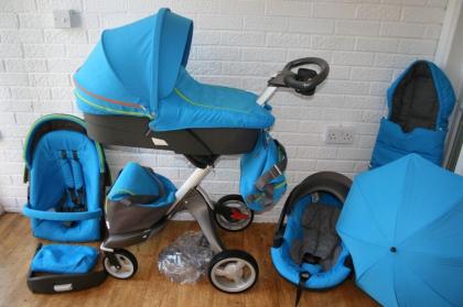 Stokke Xplory 3 in 1 Baby V5 Kinderwagen mit Tragetasche
