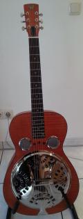 Westerngitarre Resonatorgitarre Dobro Hound Dog DeLuxe Roundneck