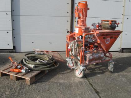 PFT G4 Super , Silobetrieb, Putzmaschine, Verputzmaschine, Silomat, Förderanlage