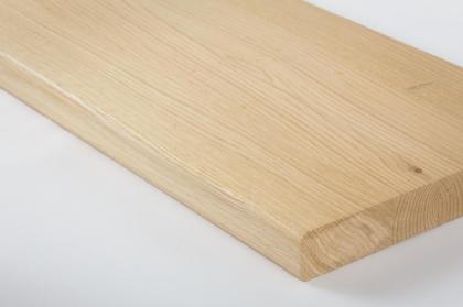 HOLZTREPPENSTUFEN STUFEN AUS EICHE LACKIERT 85x28x4cm