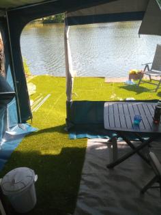 Parzelle Campingplatz direkte Wasserlage