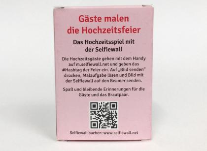 100 Spielkarten, Hochzeitsspiel Gäste malen die Hochzeitsfeier mit kreativen M