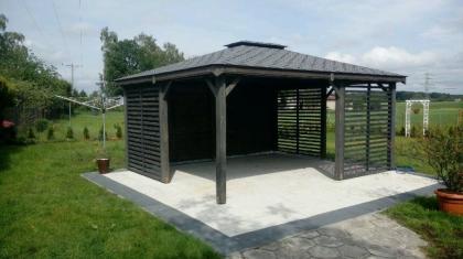 GARTENHAUS GARTENLAUBE AUS MASSIVHOLZ HOLZHAUS MIT IMPRÄGNIERUNG BERLIN 5x4m