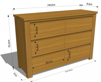 LENA TV BANK EICHENHOLZ TRANSPARENT LACK MASSIVHOLZ BLUM BESCHLÄGE 160x55x40cm