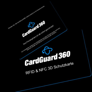 CardGuard360 – Die aktive 3D RFID Schutzkarte!