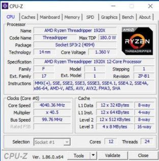 AMD Ryzen Threadripper 1920X Custom PC