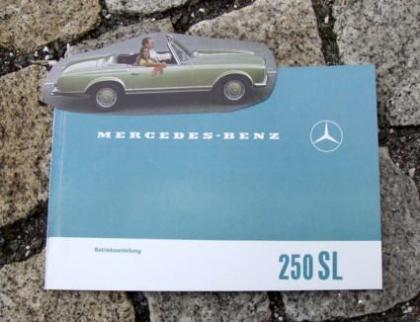 Betriebsanleitung Mercedes W113 250 SL 1967 Pagode