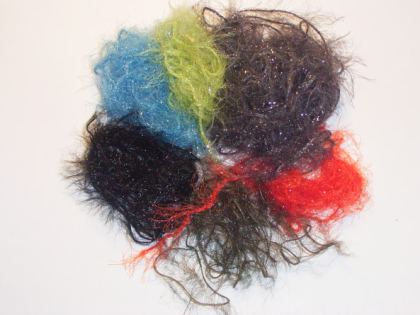 6 Farben Kunstfaser Chenille
