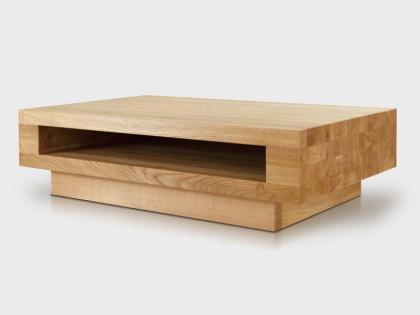 SINA Couchtisch aus Eichenholz Massivholz Massivmöbel