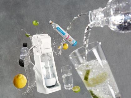 Wassersprudler SodaStream COOL weiß Starterset 2 Flaschen incl. CO2 Zylinder