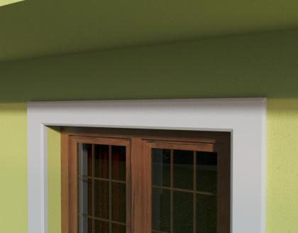 Leisten Leiste LO4 Styropor EPS-200 Elevation Stuckatur Fenster Dekoration Deko