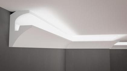 Stuckleiste FL 6M-24M Polystyrol Hartschaum indirekte Beleuchtung Lichtprofile