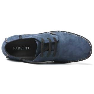 Cleto Blaue Schuhe Die Größer Machen +6 CM Herrenschuhe