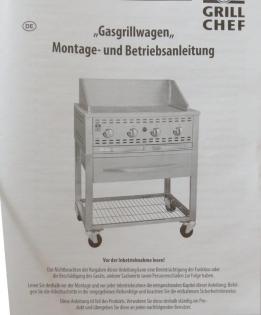 Grill Chef (Landmann ) Gasgrillwagen NEU