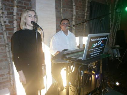 Italienische Bella Italy Musik Duo Ciao