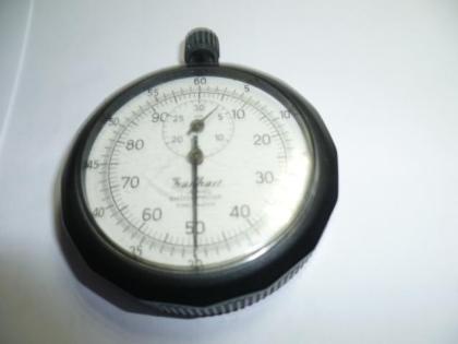 Hanhart 1 jewel Shockproof 1/ 5 SEC / 1/ 100 Min.Stoppuhr.Nr.57
