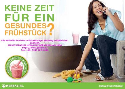 Weg mit dem Osterspeck! Mit HERBALIFE!