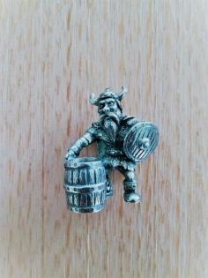 3 Zinnfiguren Wikinger