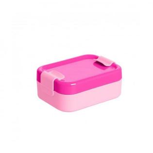 LUNCH BOX Pink Rosa Set für Schule Lunchbox Lunchboxen Snackbox