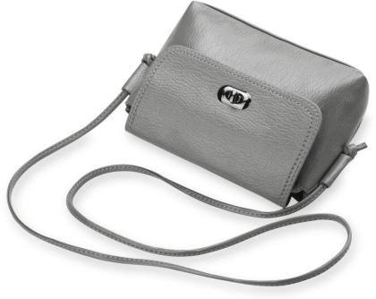 Charmevolle Damentasche kleine Schultertasche schwarz