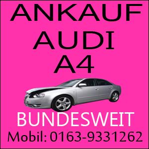 Auto verkaufen Audi A4 - Motorschaden & Unfallschaden