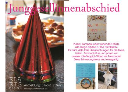JGA, Junggesellinnenabschied, Schmuckkurs, Fotoshooting, Party, Düsseldorf, Idee