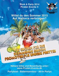 Sommerjob auf Mallorca - Work & Party2021 bei Piraten Events