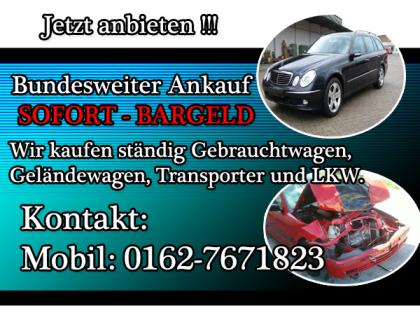 Wir kaufen Ihr Auto Mitsubishi Lancer! Sofort-Ankauf! Diesel / LPG / Benziner