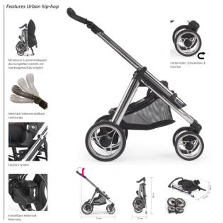 Schlichter Kinderwagen von Bebecar aus der Special Collection2021