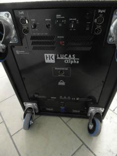 HK Audio Lucas Alpha Top Zustand Schutzhüllen + Stative