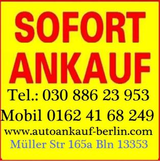 Autoankauf - Berlin/ Umland 03088623953 barankauf sofortiger Abmeldung