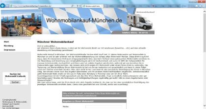Wohnmobilankauf in München  0170-9303661 (Klatt Wohnmobile)