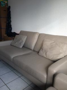 Super schöne kunstledersofa