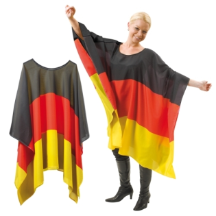 Flaggenponcho Deutschlandfahne