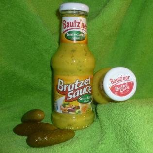 Bautzner Brutzelsauce Senf + Gurke, pikant vegan