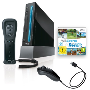 Wii Konsole Sports Resort Bundle schwarz 