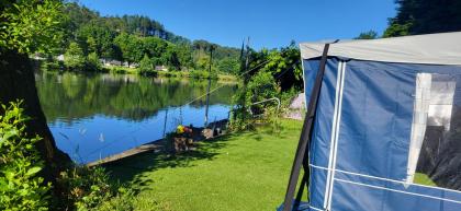 Parzelle Campingplatz direkte Wasserlage