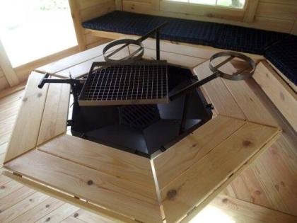 Gartenhaus Grillkota KOTA Grillhütte nordische Kiefer 7.0m²