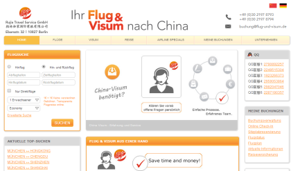 CHINA Flüge + Visum